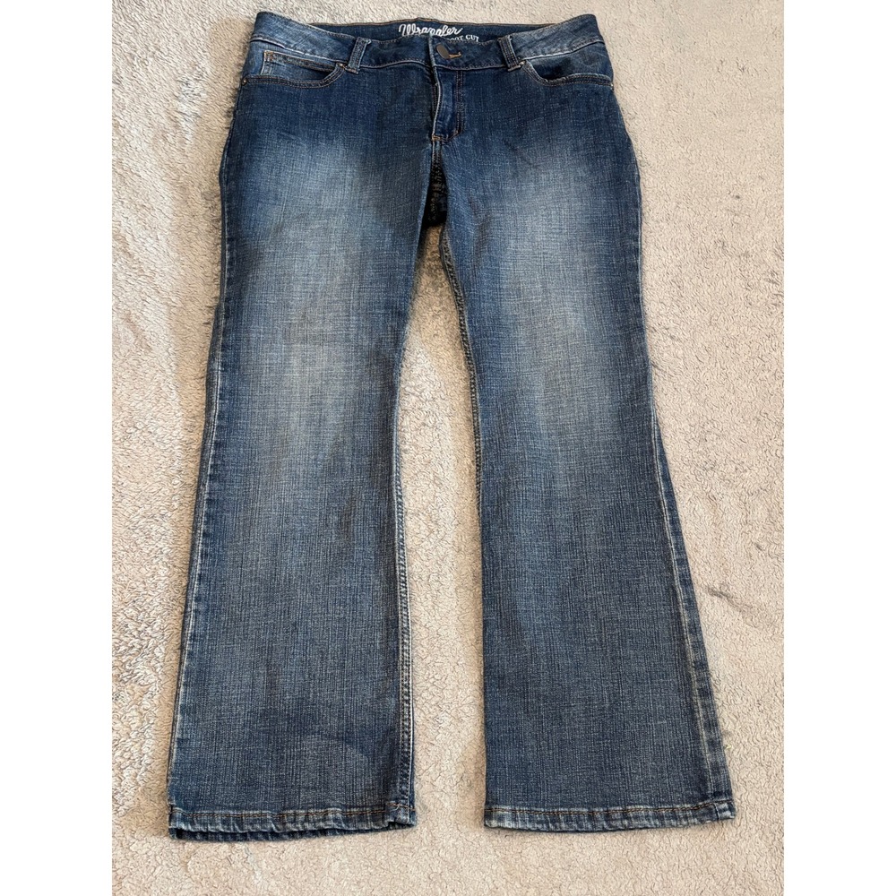 Wrangler Boot Cut Jeans Womens 13x30 Medium Wash Denim Blue 1009MWZAH